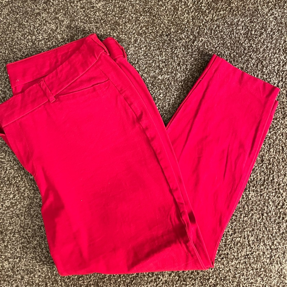 Old Navy red pixie pants. Size 16